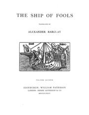 Cover of: The ship of fools
