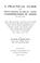 Cover of: A practical guide for notaries public and commissioners of deeds of New York