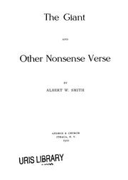Cover of: The giant and other nonsense verse