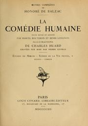 Cover of: La comédie humaine by Honoré de Balzac