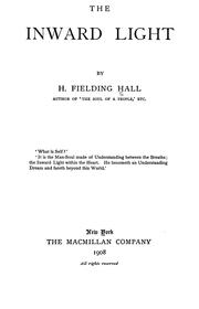 Cover of: The inward light by H. Fielding