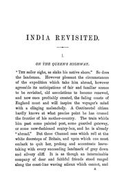 Cover of: India revisited by Edwin Arnold