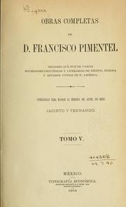 Cover of: Obras completas by Pimentel, Francisco conde de Heras