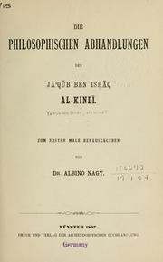 Cover of: Die philosophischen Abhandlungen