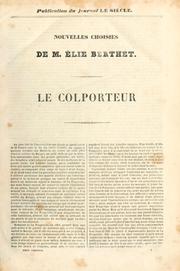 Cover of: Nouvelles choisies de M. Élie Berthet.