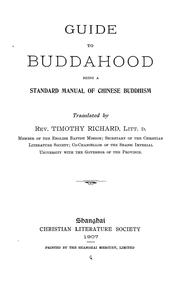 Front cover of Guide to Buddahood [sic] by Hsüan fo pʹu.