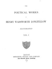 Cover of: The poetical works of Henry Wadsworth Longfellow by Henry Wadsworth Longfellow
