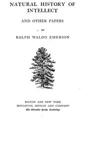 Cover of: The complete works of Ralph Waldo Emerson by Ralph Waldo Emerson