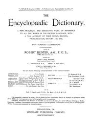 Cover of: The Encyclopaedic dictionary: a new, practical and exhaustive work of reference to all the words in the english language, with a full account of their origin, meaning, pronunciation, history and use ; with numerous illustrations