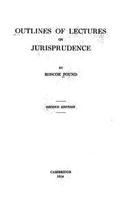 Cover of: Outlines of lectures on jurisprudence