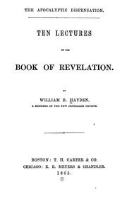 Cover of: Ten lectures on the book of Revelation