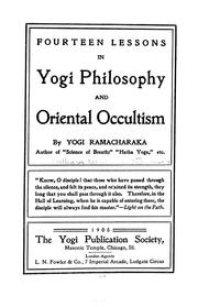 Cover of: Fourteen lessons in yogi philosophy and oriental occultism by William Walker Atkinson
