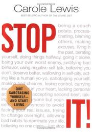 Cover of: Stop it!