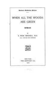 Cover of: When all the woods are green: a novel
