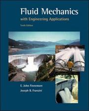 Cover of: Fluid Mechanics With Engineering Applications
