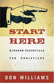 Cover of: Start Here: Kingdom Essentials for Christians