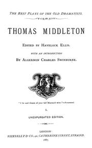 Cover of: Thomas Middleton