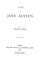 Cover of: Life of Jane Austen