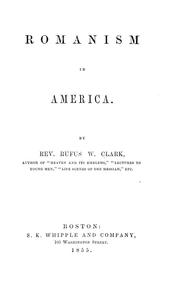Cover of: Romanism in America