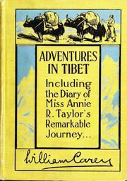Cover of: Adventures in Tibet by Carey, William