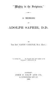 Cover of: "Mighty in the Scriptures." by Gavin Carlyle