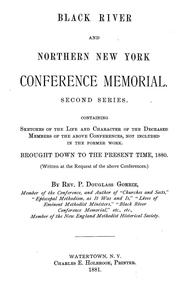 Black River and Northern New York conference memorial by P. Douglass Gorrie