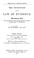 Cover of: The principles of the law of evidence