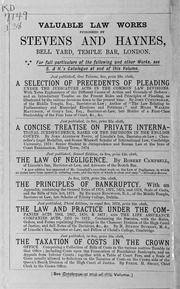 Cover of: A manual of the practice of the Supreme court of judicature in the Queen
