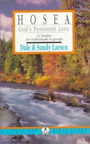 Cover of: Hosea: God's Persistent Love : 12 Studies for Individuals or Groups (Lifeguide Bible Studies Series)