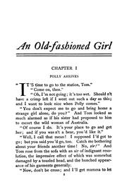 Cover of: An old-fashioned girl
