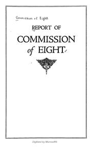 Report of the Commission of Eight by Commission of Eight.