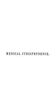 Cover of: Principles of medical jurisprudence: designed for the professions of law and medicine by Amos Dean