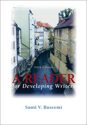 Cover of: A reader for developing writers | Santi V. Buscemi