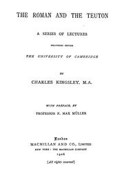 Cover of: The Roman and the Teuton by Charles Kingsley