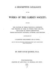 A descriptive catalogue of the works of the Camden society