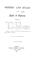 Cover of: Orders and rules of the Court of Chancery of the County Palatine of Lancaster of the 1st of August, 1884, the 27th, 27th and 28th of November, 1884