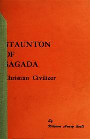 Cover of: Staunton of Sagada: Christian civilizer