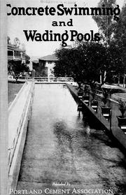 Cover of: Concrete swimming and wading pools