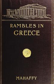 Cover of: Rambles and studies in Greece