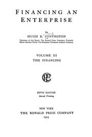 Cover of: Financing an enterprise by Hugh Ronald Conyngton