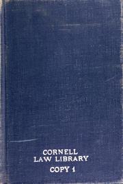 Cover of: The history of English law before the time of Edward I. by Sir Frederick Pollock