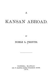 Cover of: A Kansan abroad