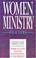 Cover of: Women in ministry