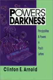 Cover of: Powers of darkness: principalities & powers in Paul's letters