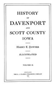 Cover of: History of Davenport and Scott County Iowa: Illustrated