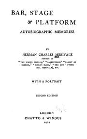 Cover of: Bar, stage and platform by Herman Charles Merivale