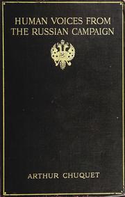 Cover of: Human voices from the Russian campaign of 1812