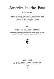 Cover of: America in the East by William Elliot Griffis