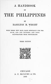 Cover of: A handbook of the Philippines