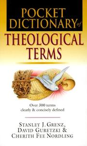 Cover of: Pocket Dictionary of Theological Terms (Pocket Dictionary)